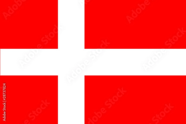 Obraz Dänemark Flagge