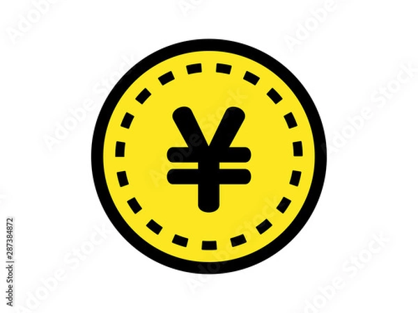 Fototapeta 日本円のコイン