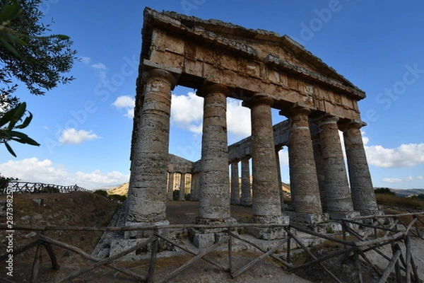 Obraz segesta, tempio