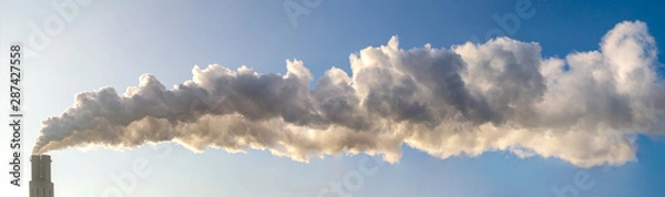 Fototapeta Schornstein, Rauch, Luftverschmutzung, Qualm, Klimawandel, Umweltverschmutzung, Verschmutzung, globale Erwärmung, Emission, Verunreinigung, Dioxid, Ökologie, Kraftwerk, Umwelt, Luft, Kohlendioxyd, Koh