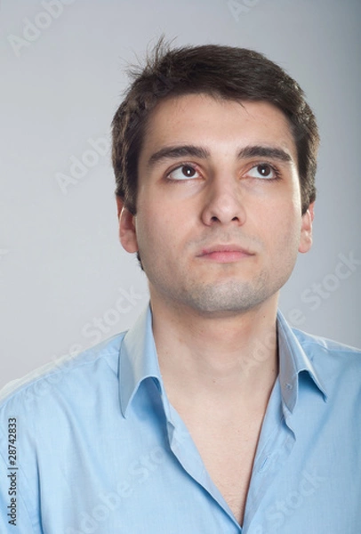 Fototapeta Business man thinking