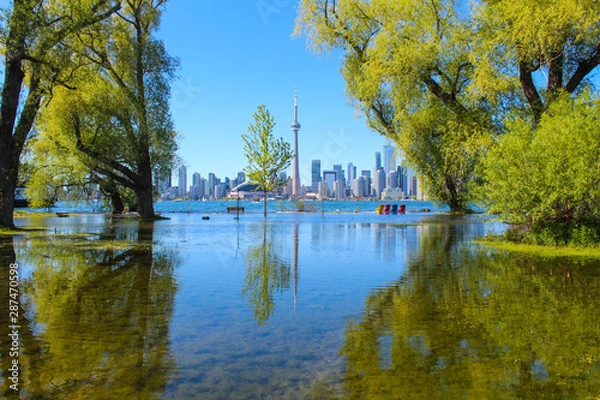 Obraz Toronto Islands Flooded