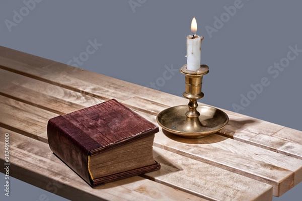 Obraz Book And Candle