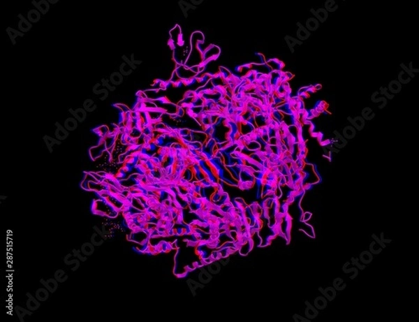 Fototapeta Molecular structure of Exosome complex