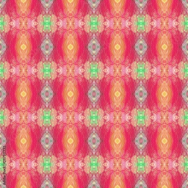 Fototapeta seamless pattern design with light coral, tan and moderate pink colors. repeatable graphic element can be used for wallpaper, creative art or fashion design