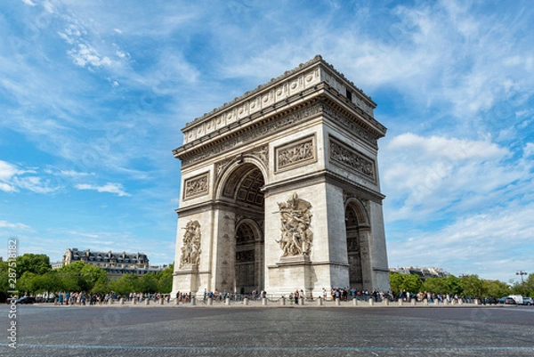 Obraz Paris Arc de Triomphe View - Majestic Structure