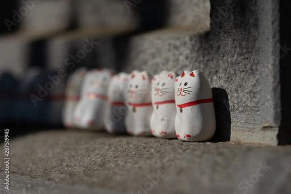 Obraz 豪徳寺の招き猫