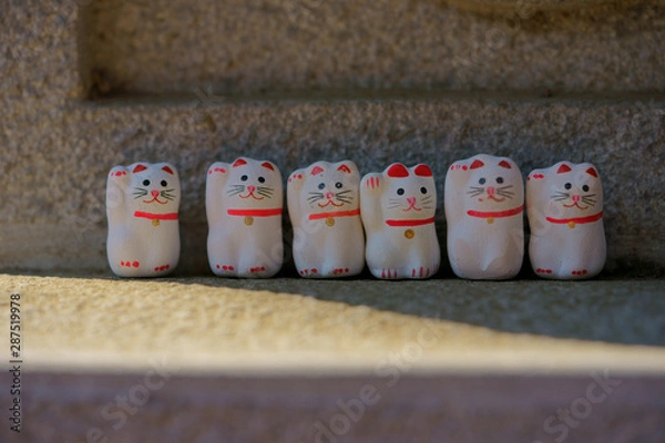 Obraz 豪徳寺の招き猫