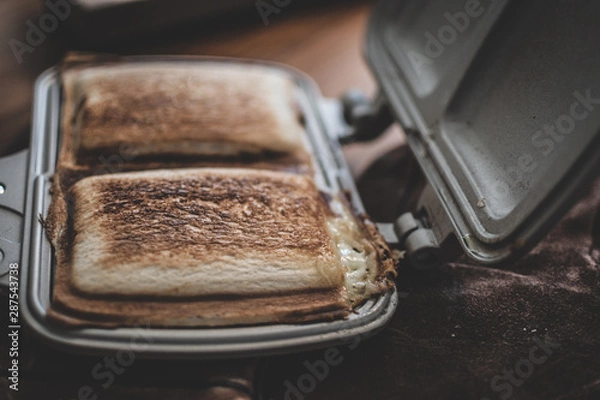 Obraz 焼きたてのホットサンド