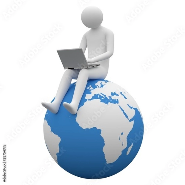 Fototapeta enjoy internet