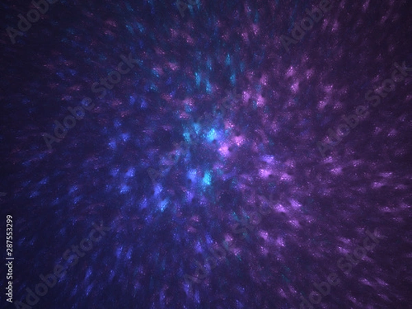 Obraz Blue and purple particles texture background