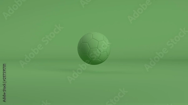 Obraz green soccer ball