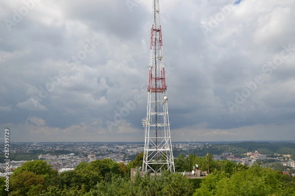 Obraz tower on blue sky
