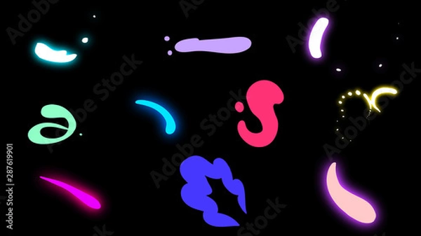 Fototapeta Liquid Shape Elements