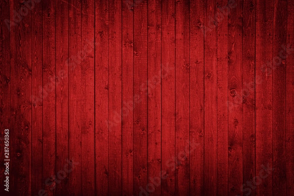Fototapeta Red wood texture background