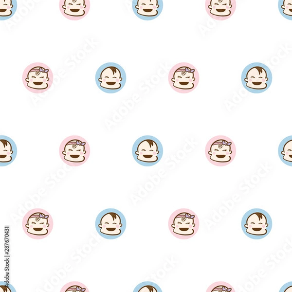 Fototapeta baby graphic pattern wallpaper object
