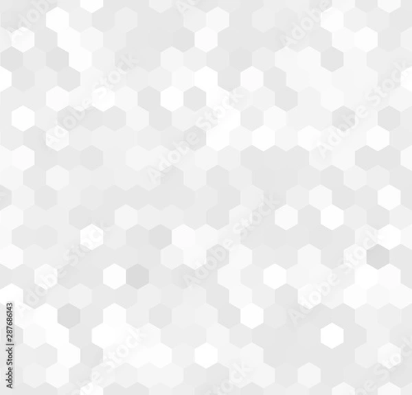 Fototapeta The Seamless Beehive Pattern, Metal Material Texture, Abstract Background