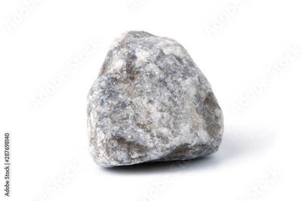 Fototapeta Stones with soft shadow on white background.