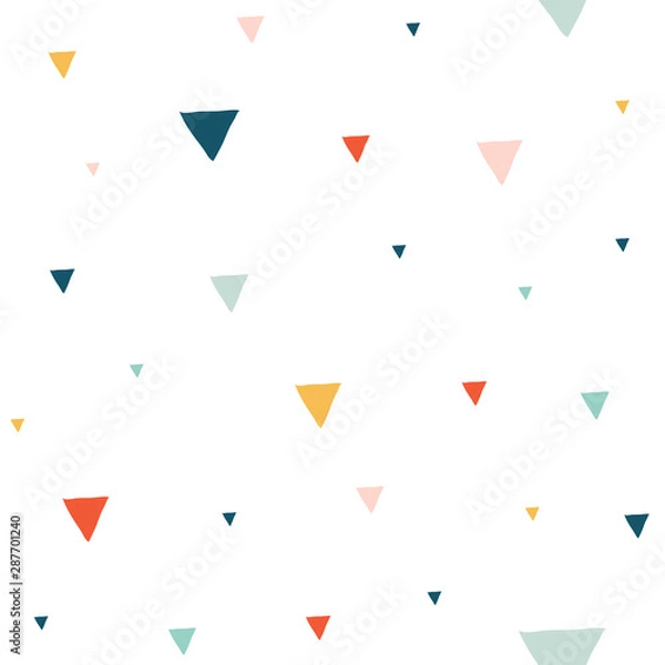 Fototapeta Trendy minimalistic seamless pattern