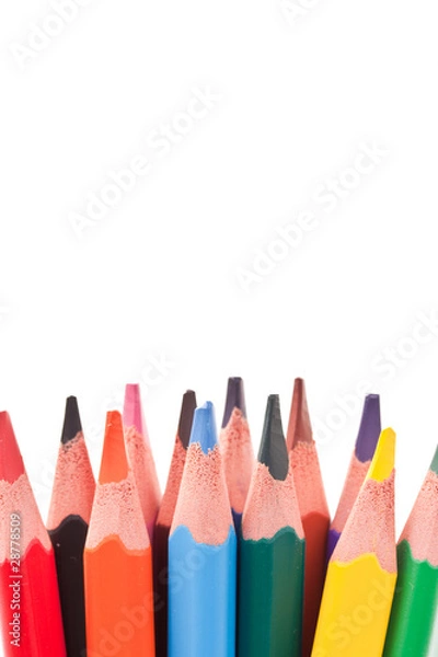 Obraz Triangular color pencils