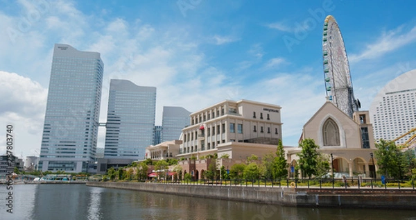 Fototapeta Yokohama water harbor