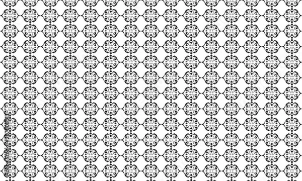 Obraz Continue line pattern background 