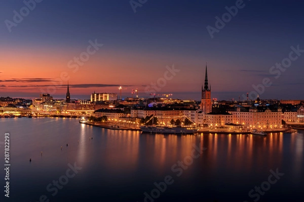 Fototapeta Ora blu a Stoccolma
