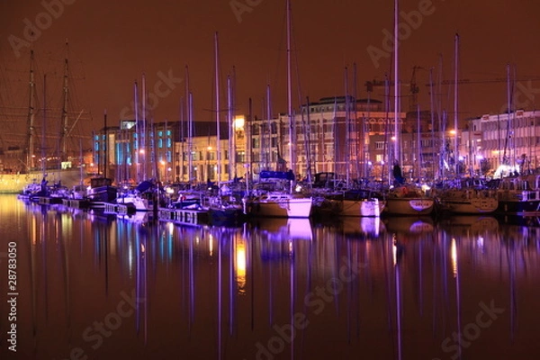 Obraz Port de Dunkerque, nocturne