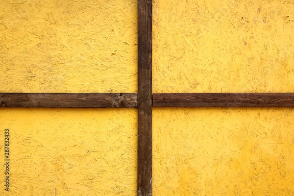 Obraz background yellow tree wall