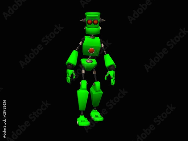 Obraz Green robot