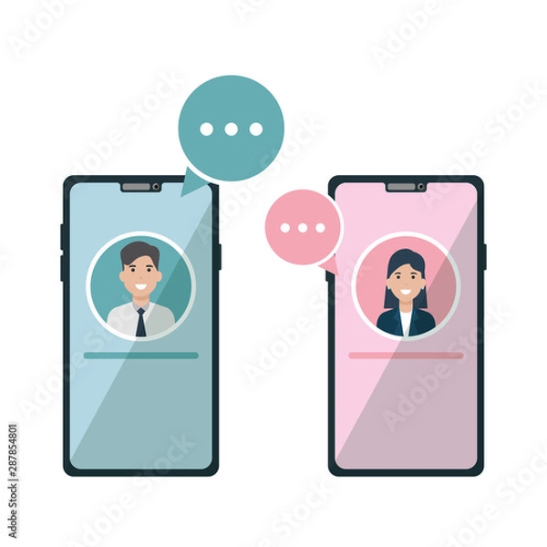 Obraz Isolated smartphone vector design