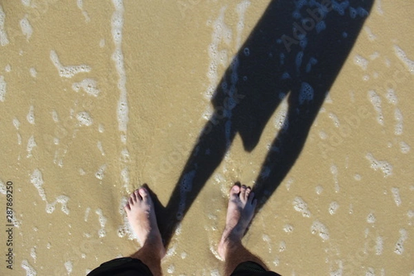 Obraz men on the beach