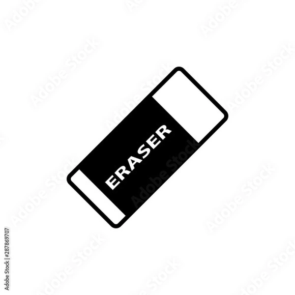 Fototapeta eraser icon