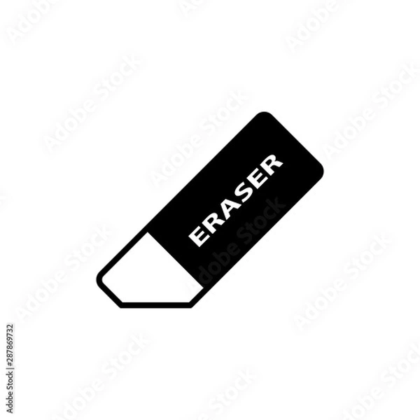 Fototapeta eraser icon