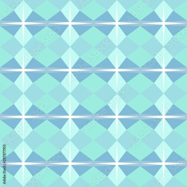 Fototapeta seamless repeating pattern design with light blue, pale turquoise and sky blue colors