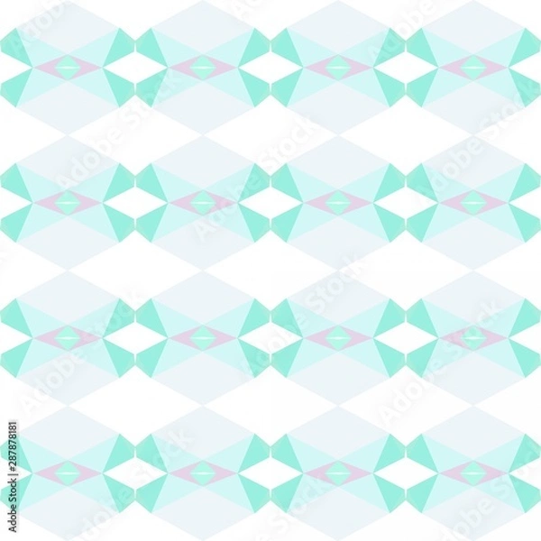 Fototapeta elegant seamless pattern with alice blue, pale turquoise and light cyan colors