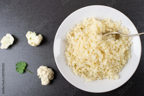 Obraz Cooked Cauliflower Rice