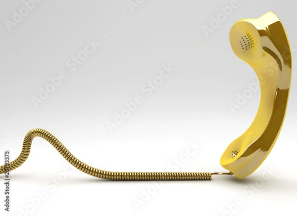 Obraz Golden Times for the telco business concept