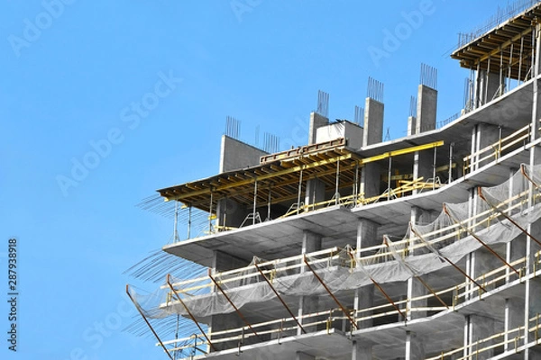 Fototapeta Construction site work