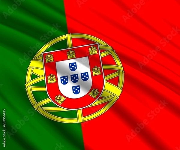 Fototapeta 3d waving flag