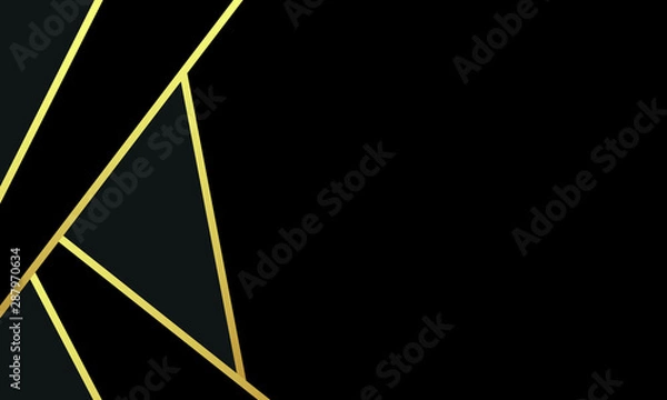 Fototapeta Gloden Line Abstract Background