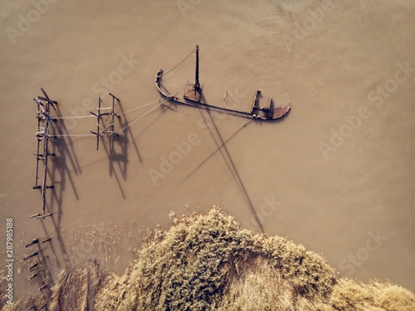 Fototapeta Abandoned ship