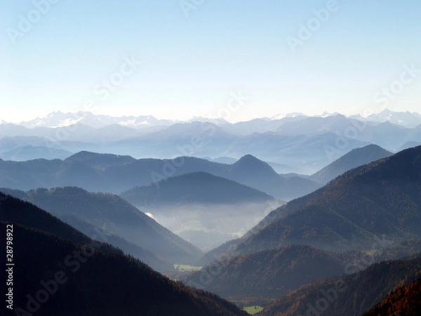 Obraz Blick vom Wendelstein 5