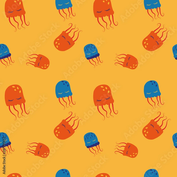 Fototapeta Jellyfish pattern