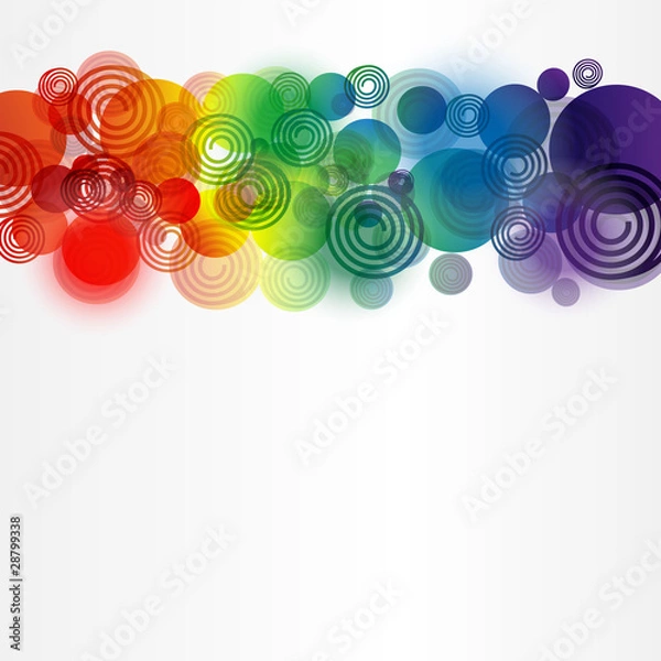 Fototapeta Abstract background from different elements