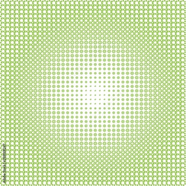 Fototapeta Greenery background with floristic pattern