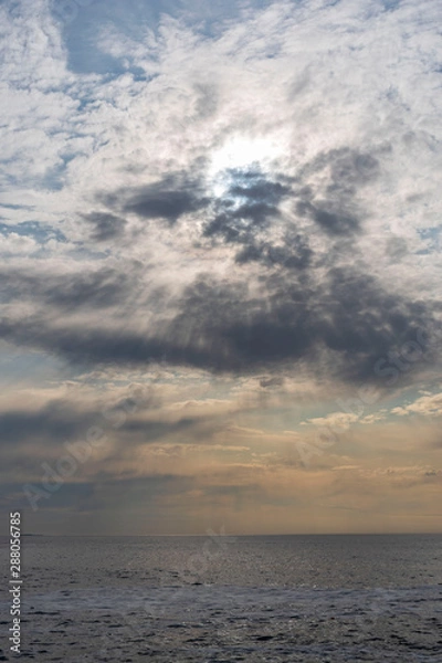 Obraz clouds over the sea