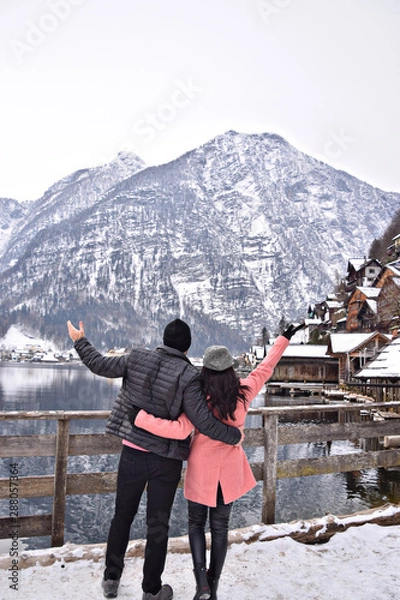 Obraz couple in the mountains