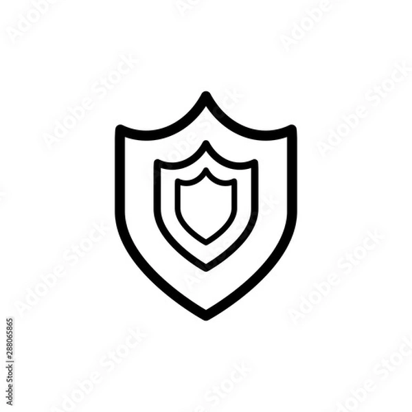 Fototapeta Shield icon trendy