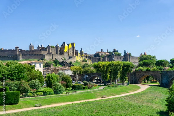 Fototapeta Cathedral Saint Michel of Carcassonne